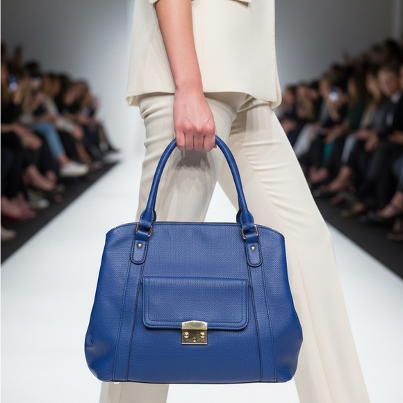 Merona Handbags - Merona Cobalt Blue Satchel